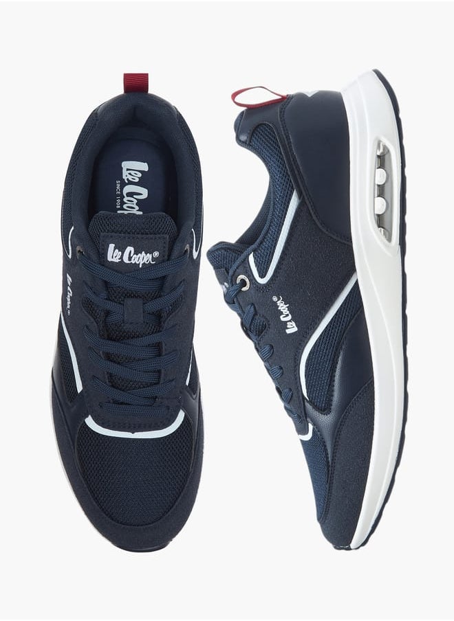 Lee Cooper Men's Panelled Lace-Up Sneakers  - Image 1