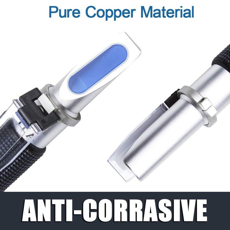 LABART ERMA Salinity Refractometer for Aquariums, Marine Monitoring, Saltwater Testing Dual Scale 0-100‰ & 1.000-1.070 Specific Gravity Saltwater Refractometer with ATC - Image 5