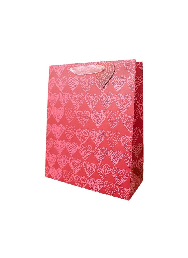 Share the Love Love Hearts Red Gift Bag Large  - Image 2