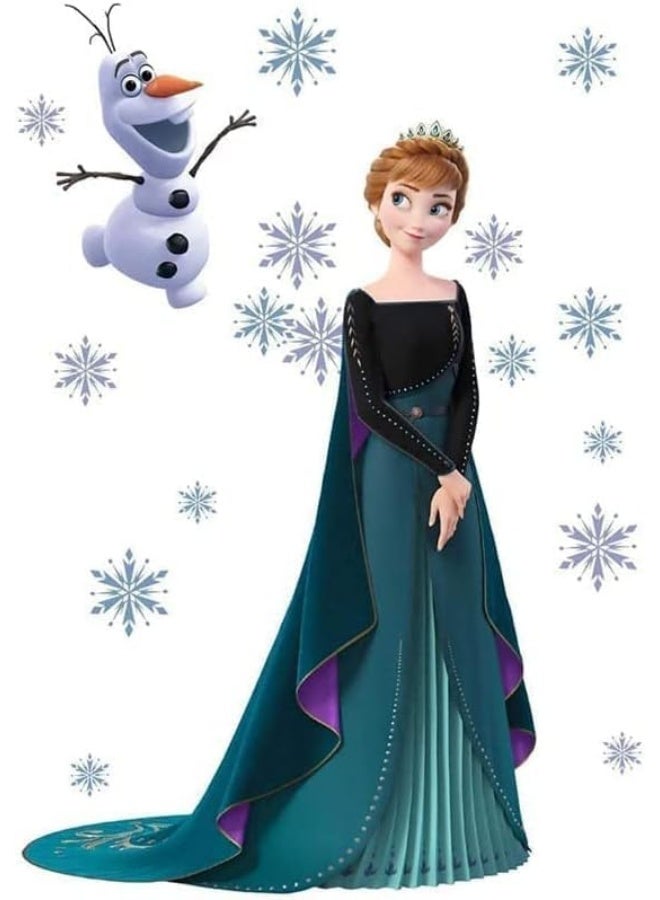 ARS Frozen 2 Wall Decals, Giant Elsa Stickers Girls Cartoon Bedroom Background Wall Decoration Self-Adhesive Wall Sticker for Party Decorations,Party Decal for Kids Party Favors, 140x130 cm - Image 4