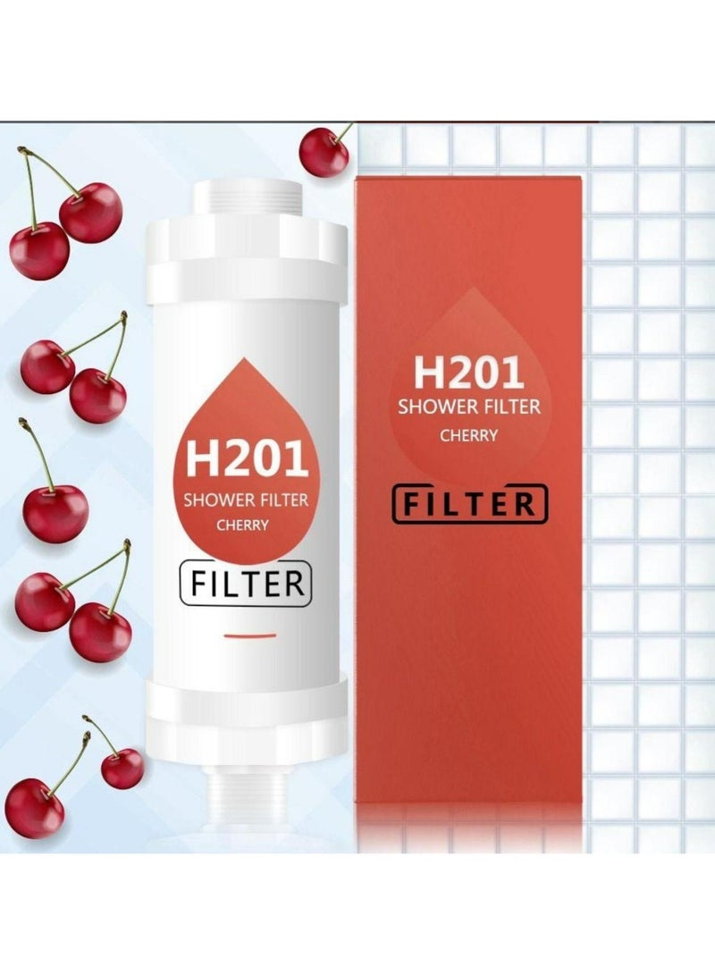 اتش 2 او مغذي الاستحمام ، فلتر رأس دش بفيتامين C ، منقي الماء العسر - Image 1