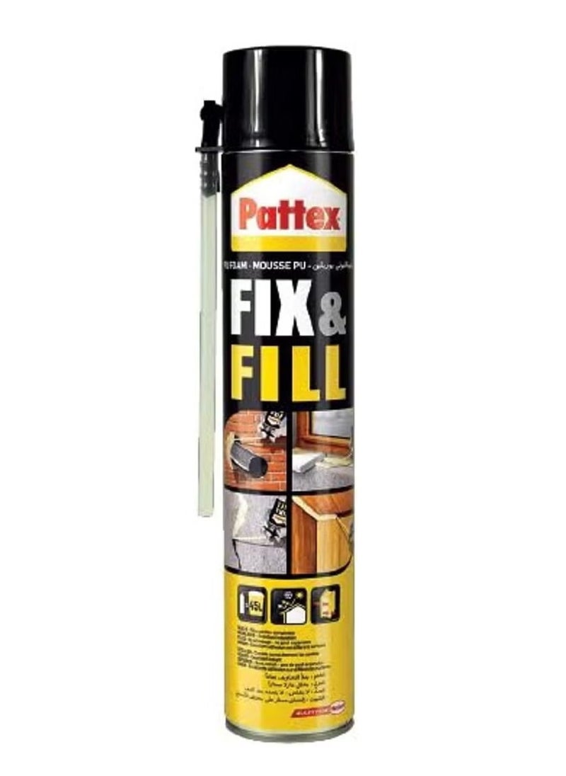 Pattex Pattex Pro Max Polyurethane Foam 750ml - For superior hold, fill, and insulation - High inflation and professional quality - Ideal for professionals and amateurs - Long-lasting results  - Image 3