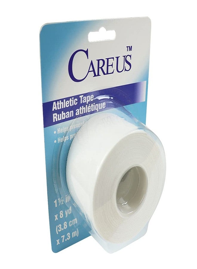 CAREUS 1.5" x 8YDS， White, Athletic Sports Tape (Pack of 2),Workout Tape - Image 2