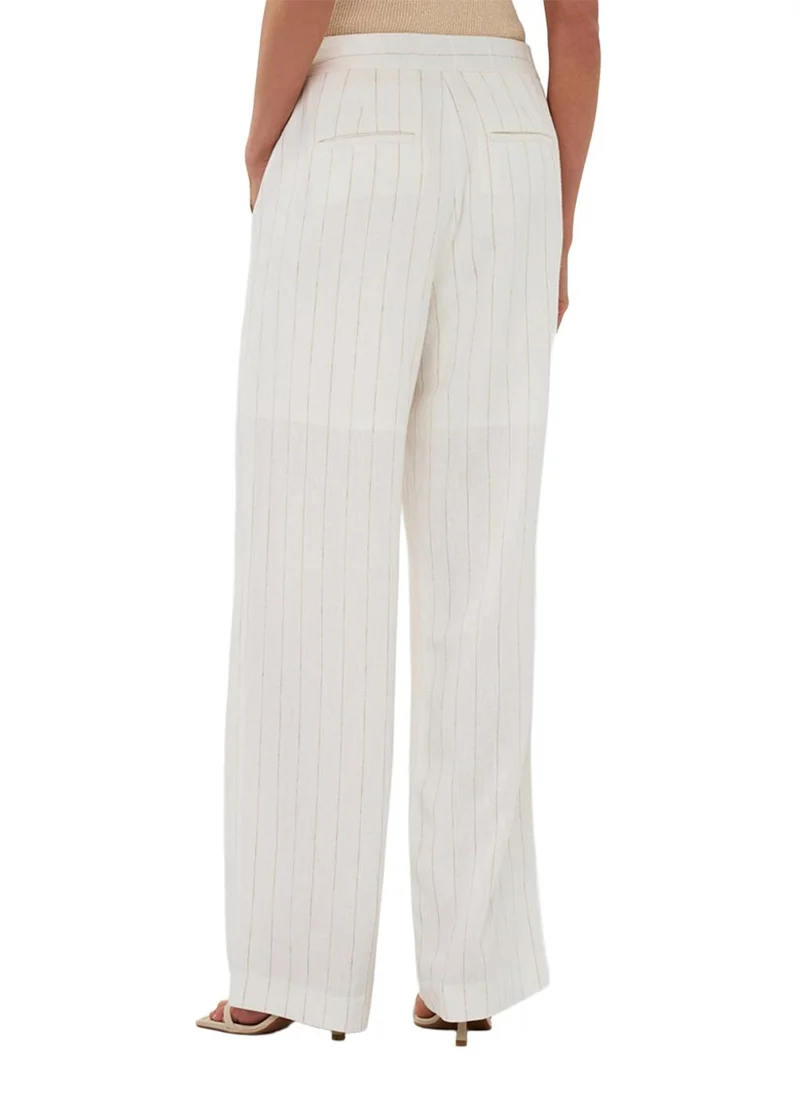 Esqualo  Esqualo Trousers Linen Striped for Women | Best Price UAE