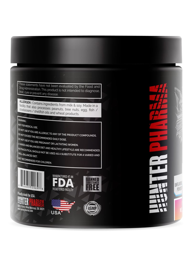 هانتر جلوتامين نقي من Hunter Pharma – 300 جم - Image 2