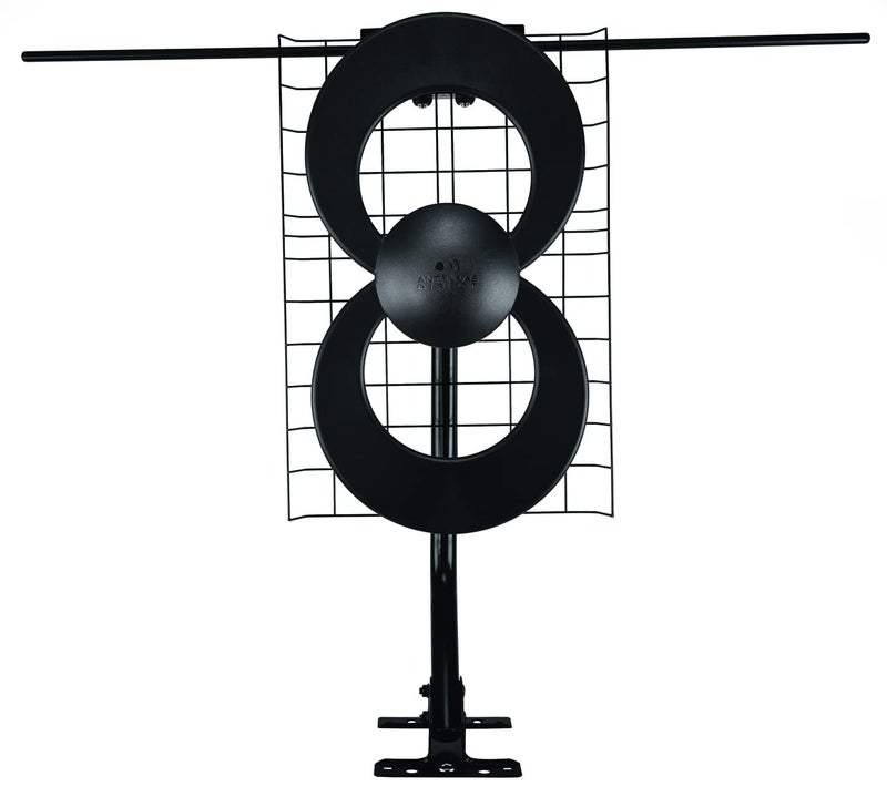 Antennas Direct ClearStream 2V Indoor Outdoor TV Antenna UHF VHF Multi-Directional, 60+ Mile Range, 4K 8K UHD, NEXTGEN TV – w/Reflector, 20-inch Mast - Image 1