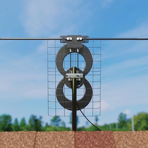 Antennas Direct ClearStream 2V Indoor Outdoor TV Antenna UHF VHF Multi-Directional, 60+ Mile Range, 4K 8K UHD, NEXTGEN TV – w/Reflector, 20-inch Mast - Image 2