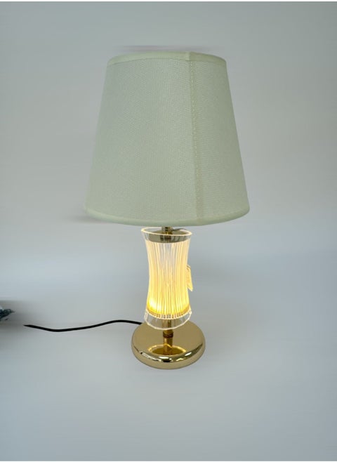 Gold Crystal LED Lamp with Shade