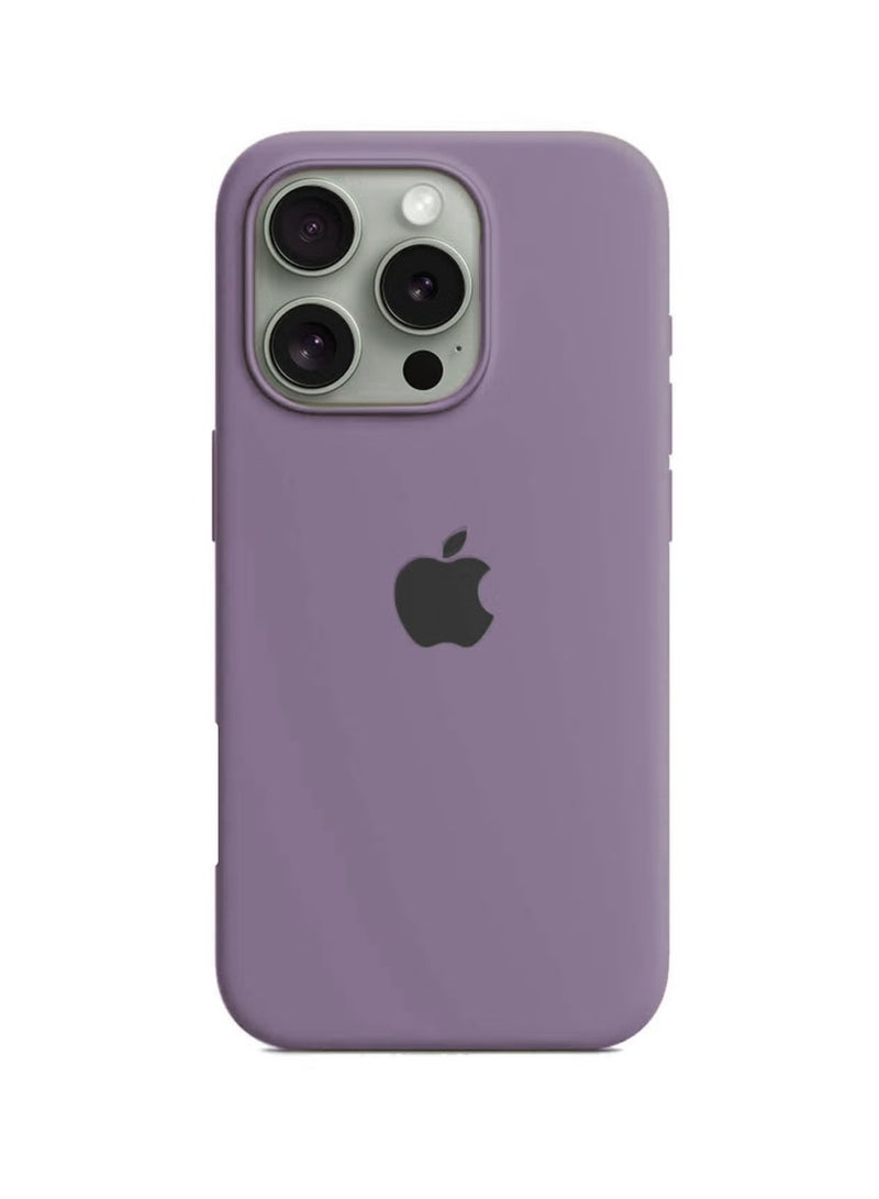 Wtech Apple iPhone 16 Pro 2024 Premium Soft Liquid Silicone Case Cover - Winter Blue