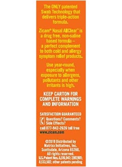 ZICAM Zicam Nasal AllClear Triple Action Nasal Cleanser with Cooling Menthol, 10 Count  - Image 5