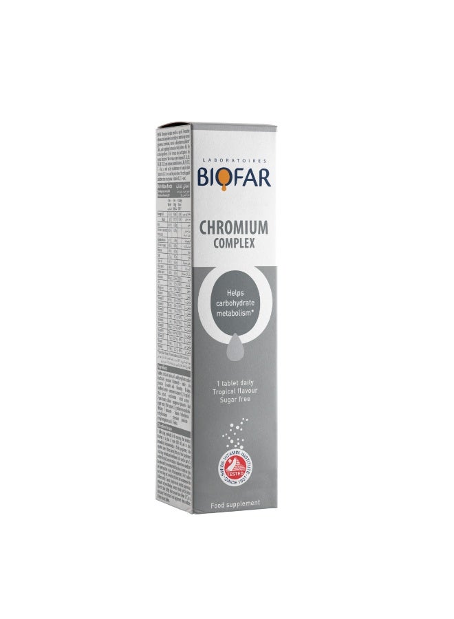 Biofar Effervescent Chromium Complex – 20 Tablet