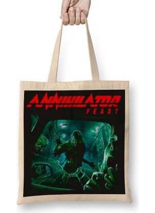 Print Shop Annihilator Feast Tote Bag Long Handle