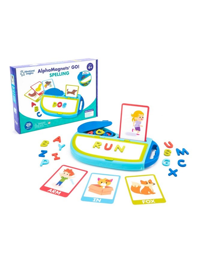 إديوكيشنال إنسايتس مجموعة أنشطة التهجئة AlphaMagnets GO! من Educational Insights، 73 قطعة، هدية للأطفال من سن 4 سنوات فما فوق - Image 1