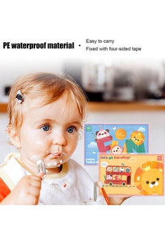 Excefore Disposable Stick on Placemats, 20 Pack Waterproof Placemats, Restaurant Toddler Portable Table Mats for boy& Girl, Children, Perfect for Dining, Playing Art  - Image 3