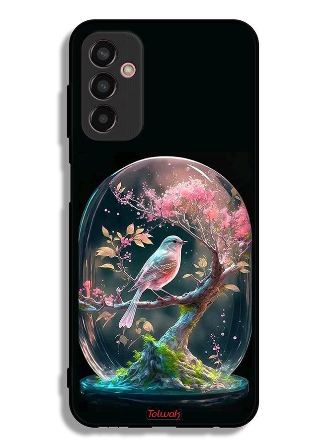 Tolwak Samsung Galaxy M13 Protective Case Cover Bird In Jarr - Image 2