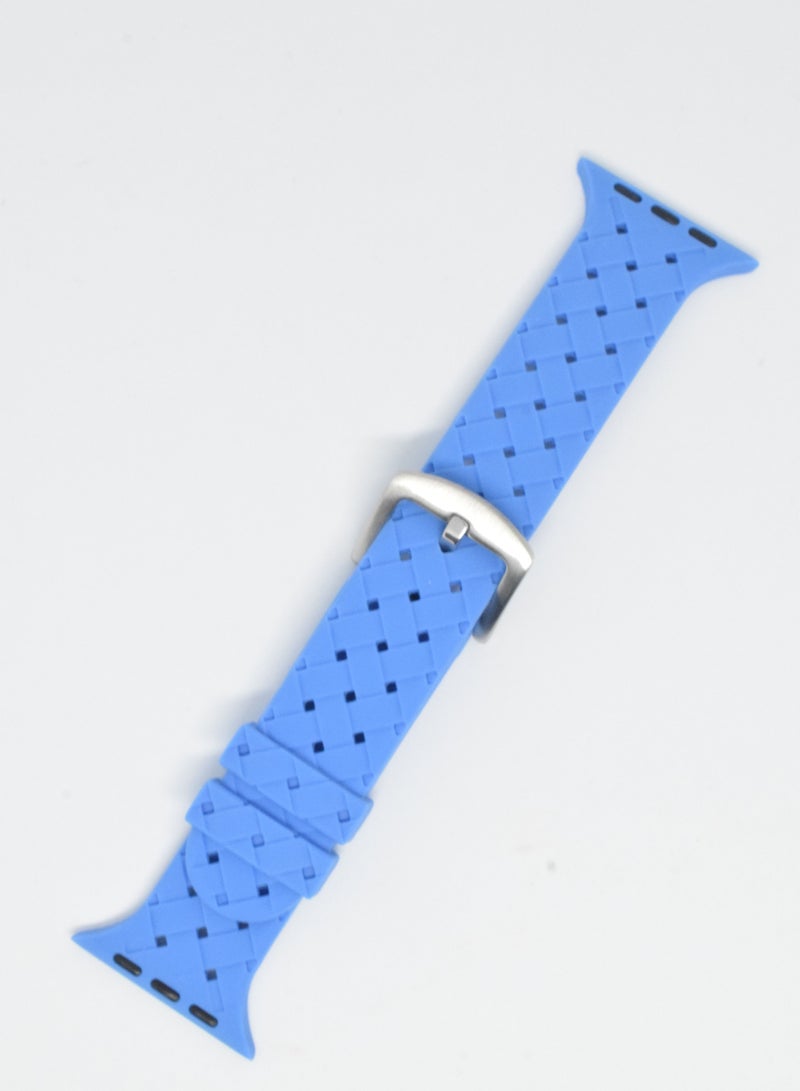 BORTONY Watch Band 42/44mm for Apple Watch 5/6/7 Silicone Replacement Strap for Sport Watch - Image 2