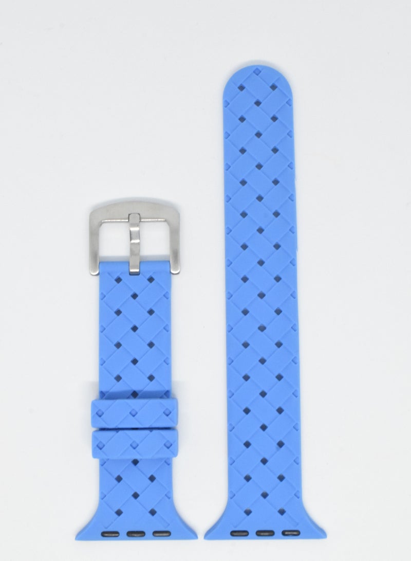 BORTONY Watch Band 42/44mm for Apple Watch 5/6/7 Silicone Replacement Strap for Sport Watch - Image 1