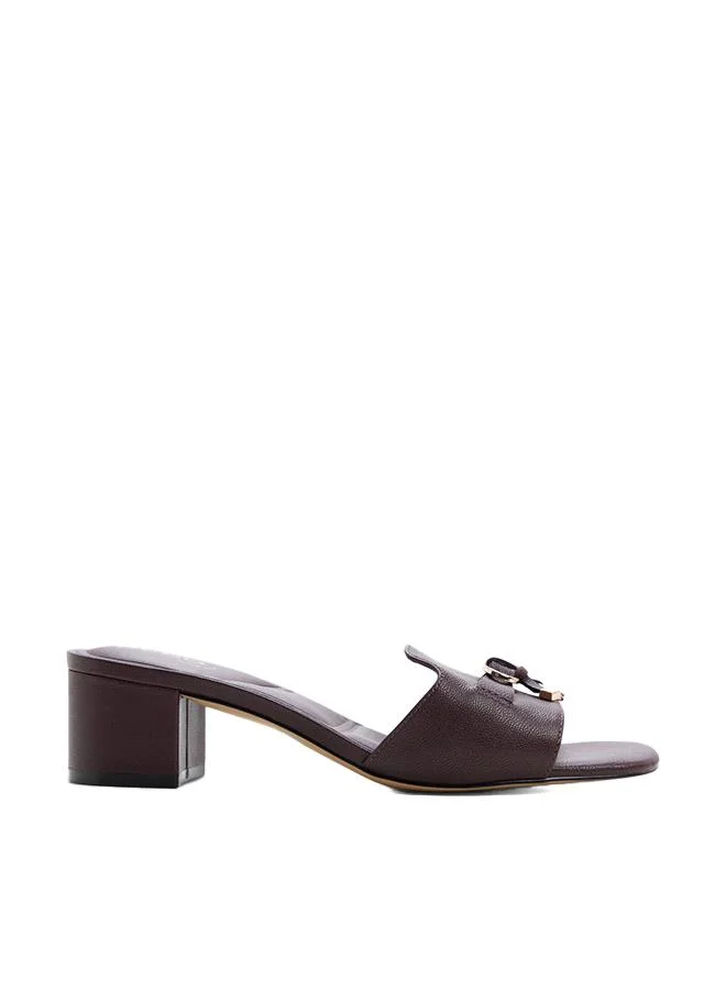 Tessina Ladies Red Heeled Sandals