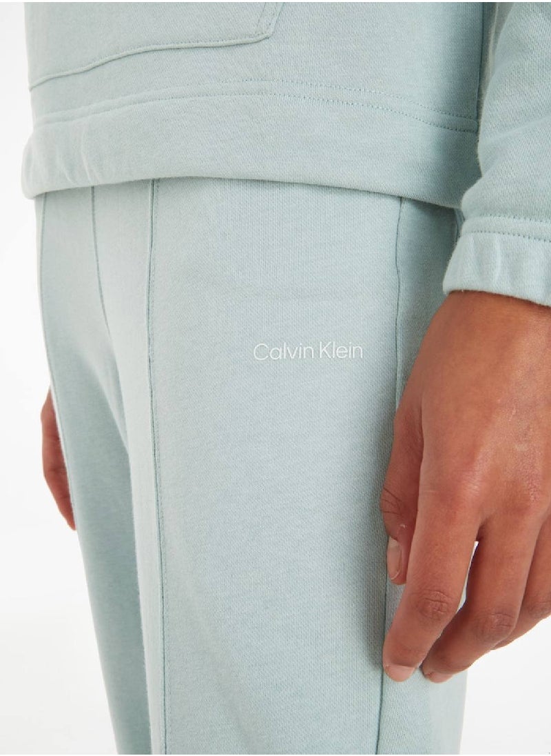 CALVIN KLEIN Calvin Klein Women's Sweatpants - Knit Pants - Sportswear - Cotton , Blue  - Image 4