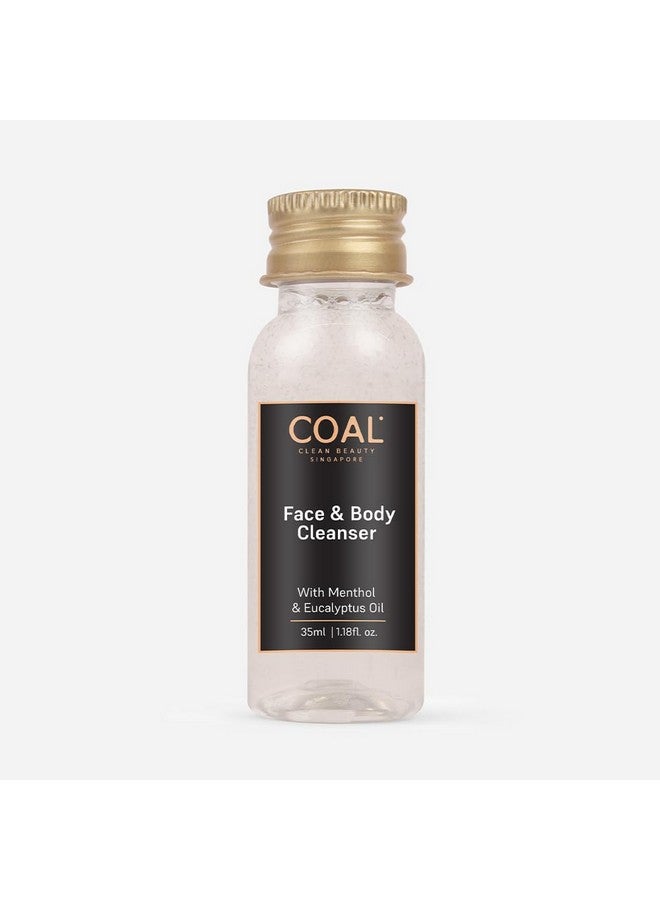 COAL CLEAN BEAUTY COAL Clean Beauty Head-To-Toe Travel Kit | Face & Body Cleanser, Shampoo, Conditioner & Body Butter | Deeply Cleanses, Repairs & Hydrates | Men & Women | All Skin & Hair Types | 35ml each | Pack of 4 - Image 5