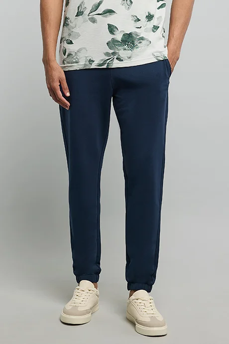 أر أند بي Solid Joggers with Drawstring Waist