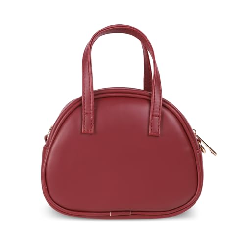 Mochi Women's Maroon Fashionable Faux Leather Sling Bag (66-487) - Image 4