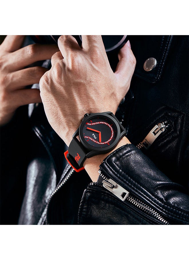 FILA - Men's Analog Round Shape Silicone Wrist Watch 38-864-106 - 43 Mm - Image 1