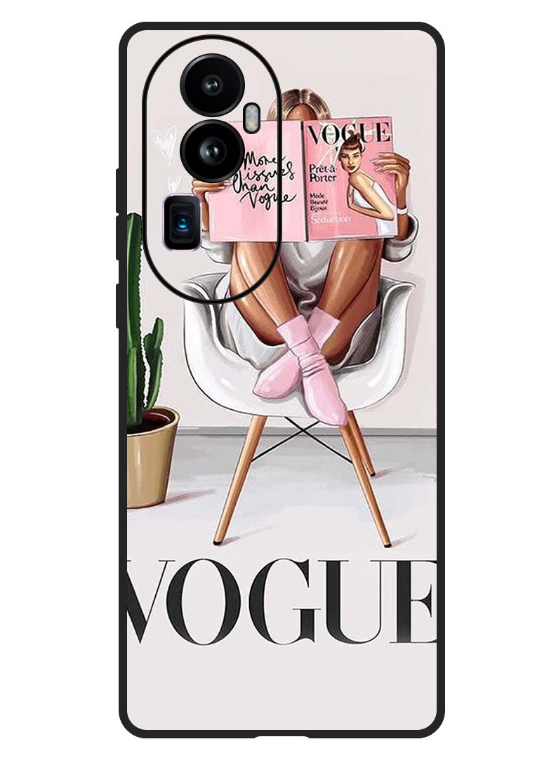 Theodor Protective Case Anti Scratch Shock Proof Bumper Cover For Oppo Reno 10 Pro Plus Vogue Art - Image 1