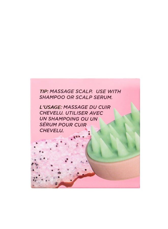 Pacifica Beauty | Clarifying Shampoo Brush | Exfoliating Scalp Massager | Flexible Silicone Brushes | Ergonomic Handle | Hair Care/Scalp Care | Waterproof | Pink + Green | Vegan - Image 3