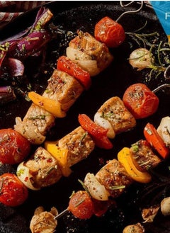 GO2CAMPS BBQ Bamboo Sticks 100 Peices (35 cm) | Barbecue Bamboo Skewers,Wooden Skewers for Grilling Kabobs, Vegetables, Meat, and Seafood, Perfect for Outdoor BBQs, Picnics and Camping  - Image 2