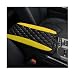 KVAEY Car Center Console Cushion Pad 126 748 Inches Waterproof Car Armrest Seat Box Cover PU Leather Armrest Cover Protector for Most Vehicle Universal Car Interior Accessories BlackYellow - Image 2