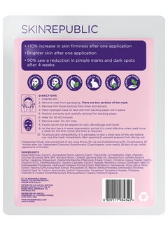 SKIN REPUBLIC Skin Republic Retinol Hydrogel Face Mask Sheet Treatment Reduces Wrinkles and increases firmness 25g  - Image 2
