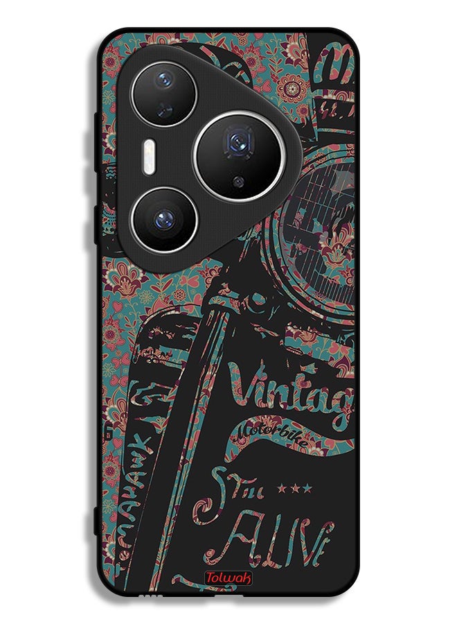 Tolwak Huawei Pura 80 Pro Plus Protective Case Cover Vintage Motorbike - Image 1