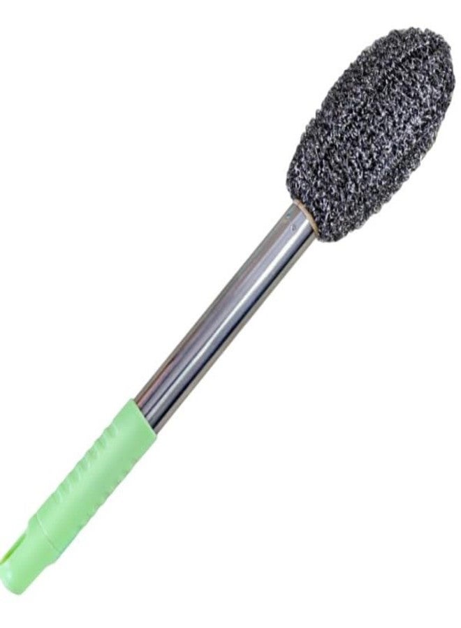 clean mitra Steel Long Handle Bottle Brush – Durable Flexible Bristles for Bottles, Tumblers, Cups, Water Bottles, Easy Clean, Ergonomic Kitchen Cleaning Tool for Home and Travel (Multicolor)(1pcs) - Image 1