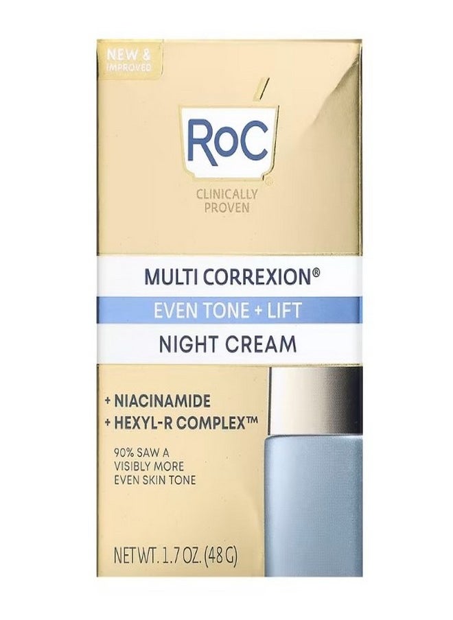 RoC - Multi Correxion Even Tone  Lift Night Cream  1.7 oz 48 g - Image 1