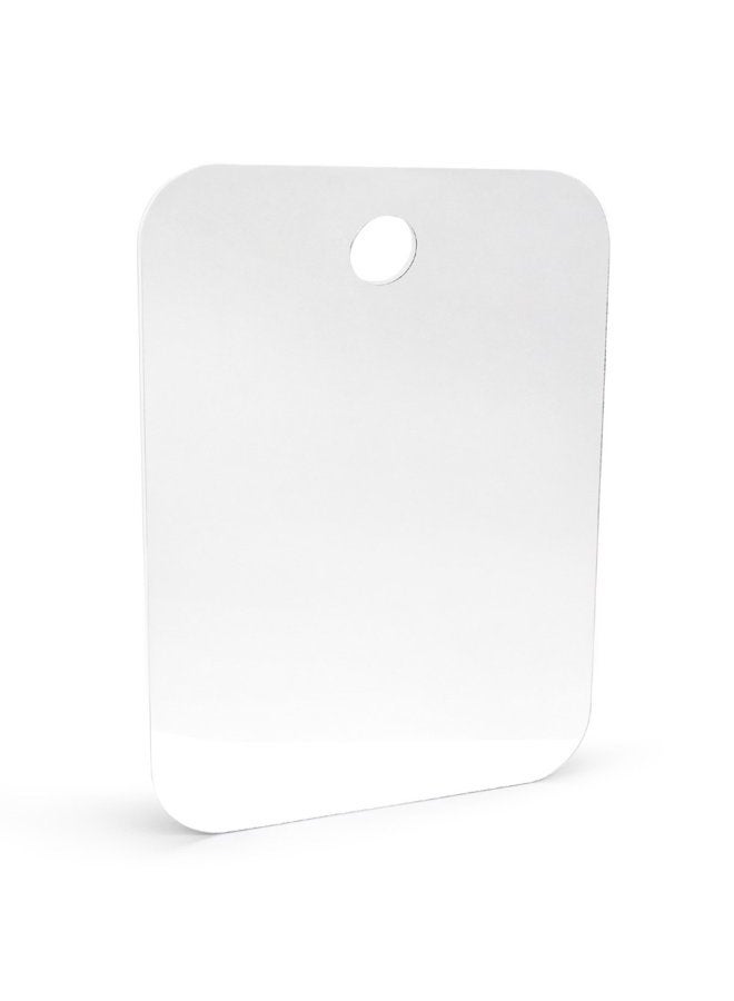 QSHAVE Fogless Shower Mirror Large Size with Suction Hook and Adhesive Hook Perfect for Shaving - Image 2