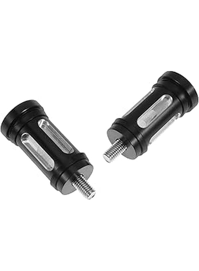 Motorcycle Xl883 1200 X48 Gear Shifter Peg Set Knurled Black Foot Controls - Image 1