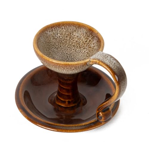 Bodhi House Ceramic Dhuna Loban Burner, Round Dhooni Dhoop Dani Incense Burner, Table-Top Incense Holder for Loban, Elegant and Traditional Dhoop Dani for Purifying Home - Image 3