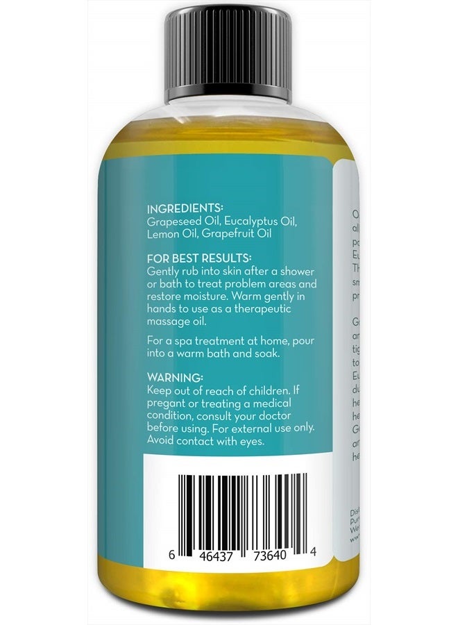 PURE BODY NATURALS Cellulite Massage Oil, 8 fl oz - Natural Anti Cellulite Massage Oil for Thighs and Butt - Chemical Free Body Oil Massage Treatment for Firming Stomach, Legs, and Arms - Image 5