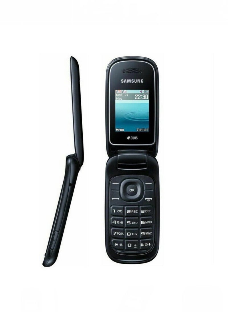 سامسونج Mobile Flip Phone Samsung GT-E1272 Dual SIM 1.77 Inch - Black - Image 5
