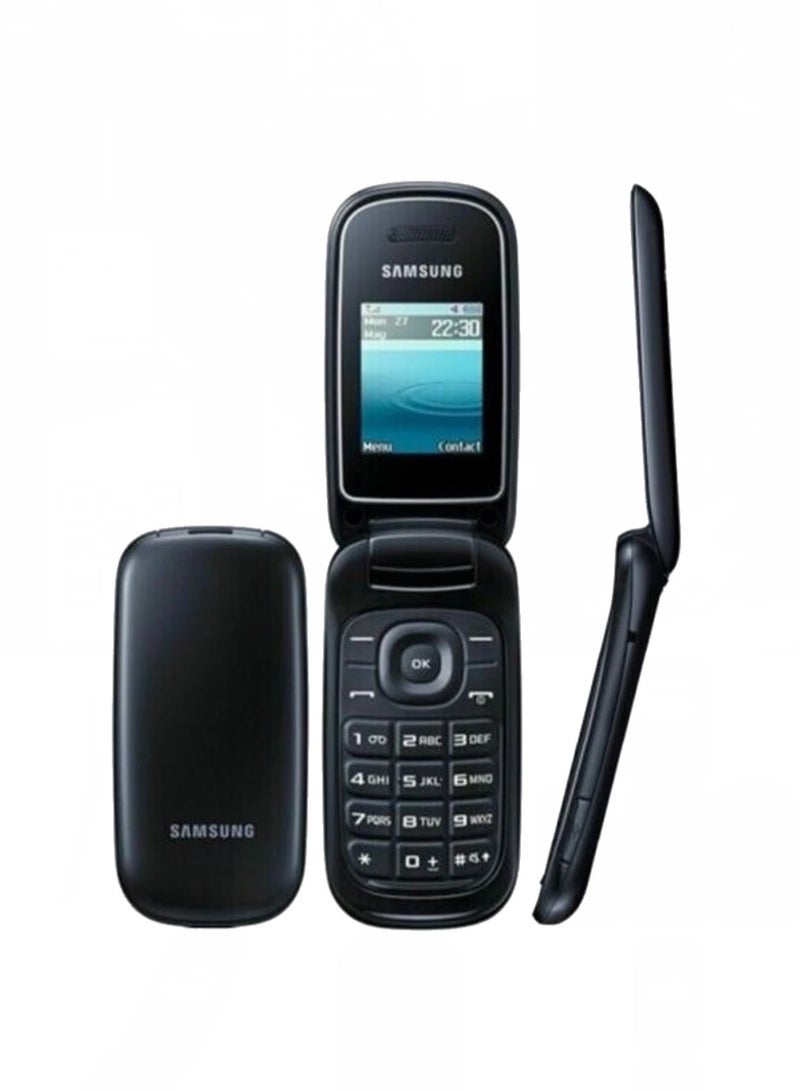 سامسونج Mobile Flip Phone Samsung GT-E1272 Dual SIM 1.77 Inch - Black - Image 1