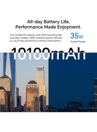 تابلت باد 10 واي فاي 8GB+256GB، شاشة 12.1 بوصة 120Hz 2.5K، معالج سناب دراجون 7 جين 3، بطارية 10100mAh، ستة مكبرات صوت أندرويد 15، رمادي - النسخة الدولية - view 5