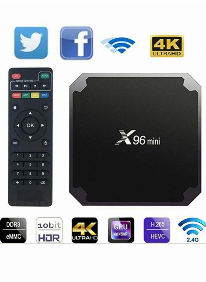 Generic X96mini Network Set-Top Box S905W 4K HD WiFi Android Smart TV box  - Image 1
