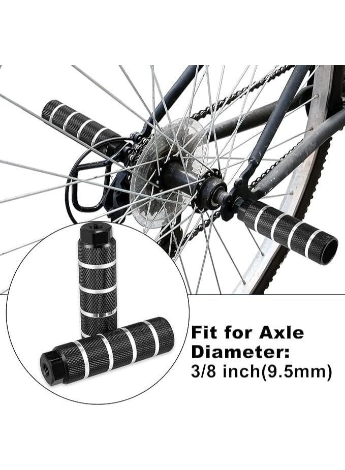 دواسة جانبية للدراجات - كوباية جانبية من الألومنيوم (2 قطعة) . حامل ومسند قدم خلفى للدراجة . كوبايات عجل - Image 2