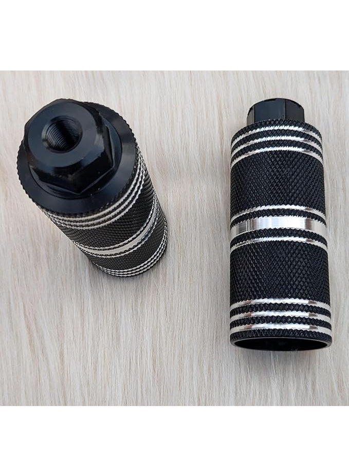 دواسة جانبية للدراجات - كوباية جانبية من الألومنيوم (2 قطعة) . حامل ومسند قدم خلفى للدراجة . كوبايات عجل - Image 3