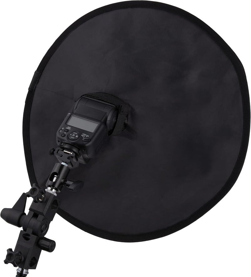 Excefore Conic Dish Collapsible Flash Diffuser Softbox for Nikon, Canon, Sony, Pentax, Olympus, Panasonic Lumix, Neewer, Yongnuo Flash Speedlights with Adjustable Velcro Strap - Image 3