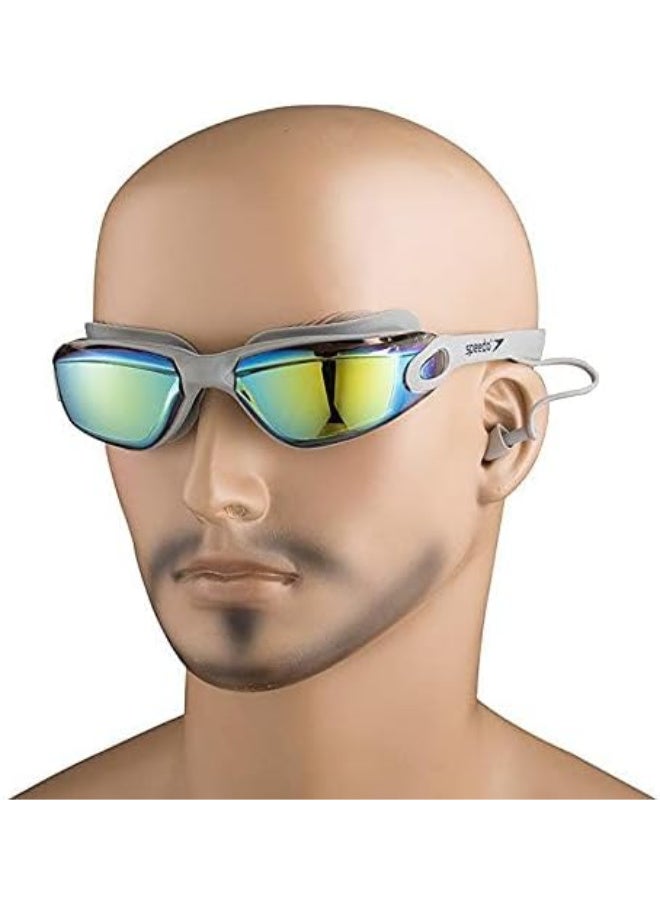 speedo Speedo MC101 Adult Anti Fog Swim Goggles with UV Protection in Grey - Image 2