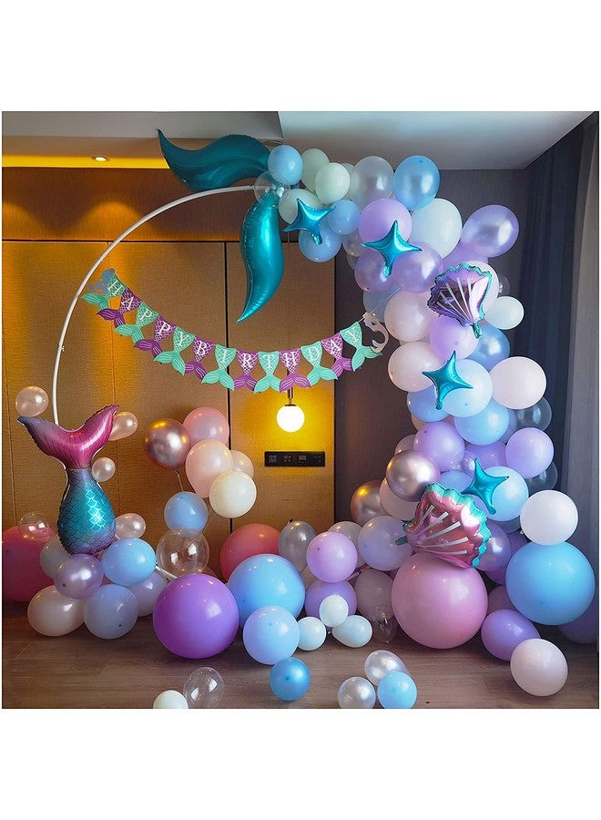 DUILE Mermaid Balloon Garland Kit With Tail Balloons Arch for Girl Birthday Party Decorations and Baby Shower Supplies - Image 2