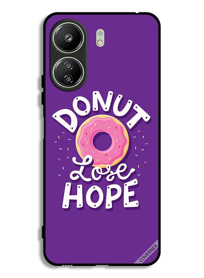 Covernex Xiaomi Redmi 13C Protective Case Cover Donut Lose Hope Wallpaper - Image 1