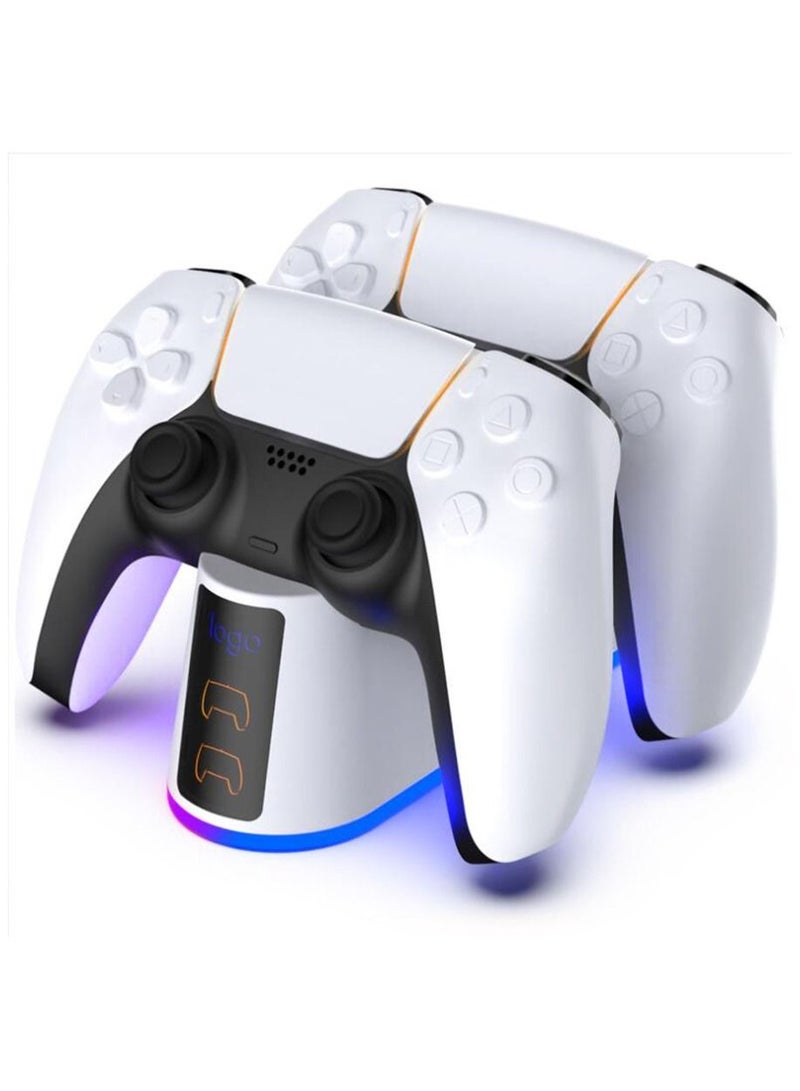 NIBEMINENT Colourful Luminous 2 Fast Charger For PS5 Controller  - Image 1